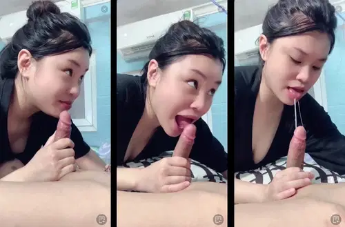 Em nhiệt tình quá trò chuyện cười nói bú cu 10 phút anh mới chịu xuất tinh vào miệng em